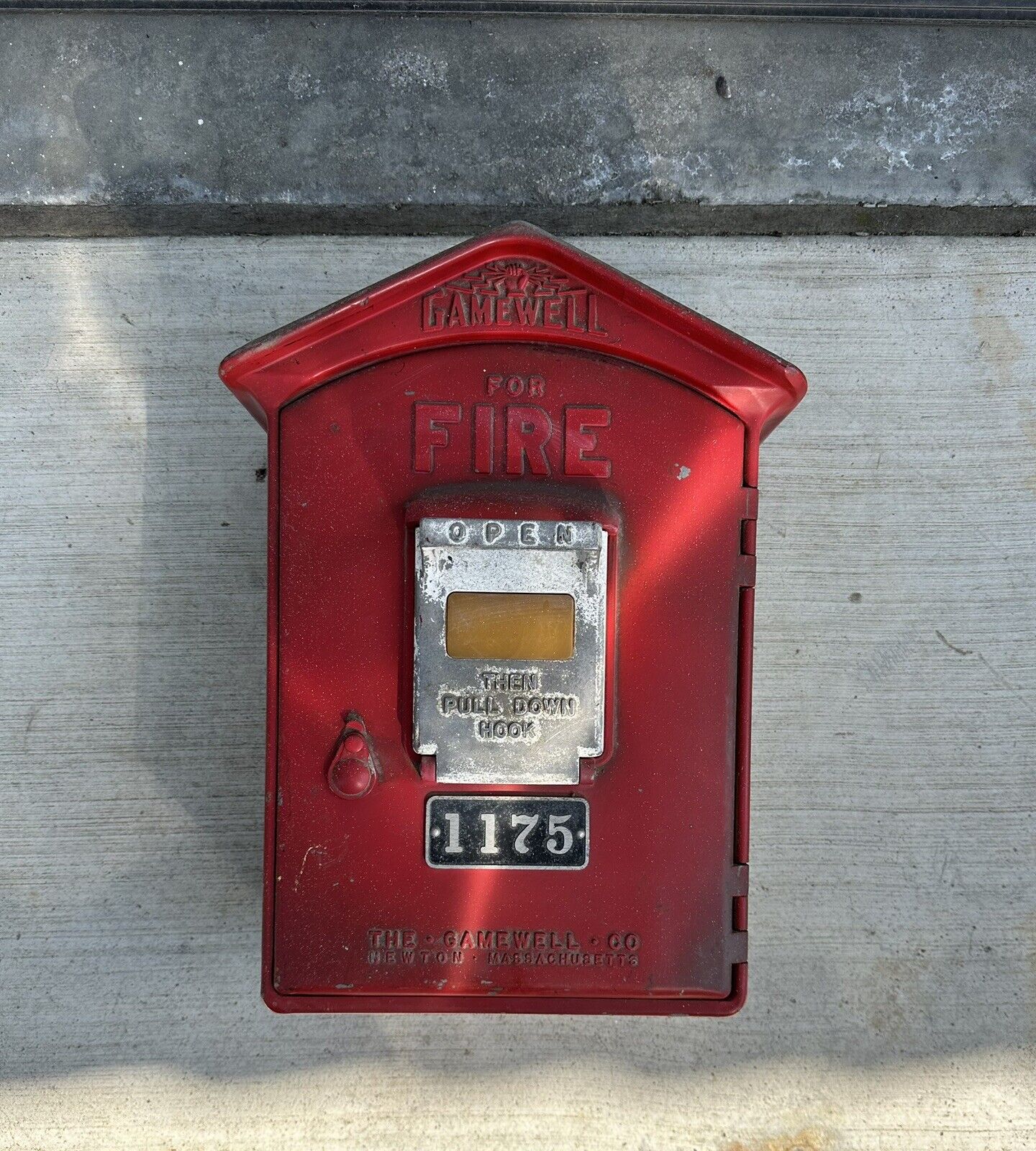 Nice Vintage Gamewell Fire Alarm Box.