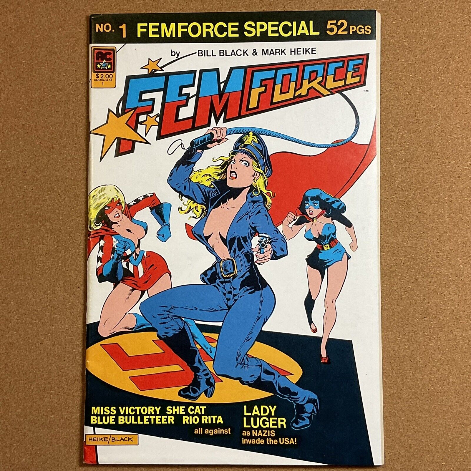 🔥 FEMFORCE SPECIAL #1 - AC COMICS 1984, LADY LUGER, MISS VICTORY, GOOD GIRL ART