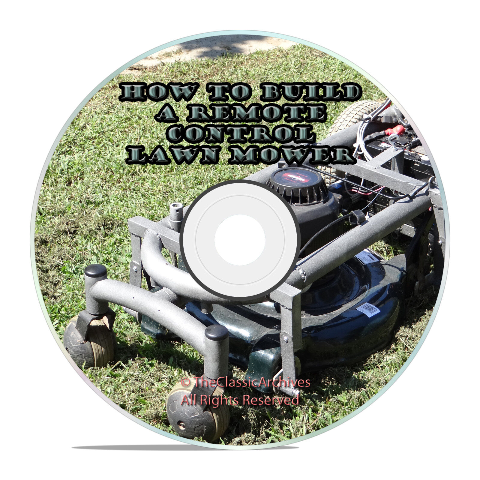 How To Build A Remote Control Lawn Mower, PDF Plans and Videos, Instructions