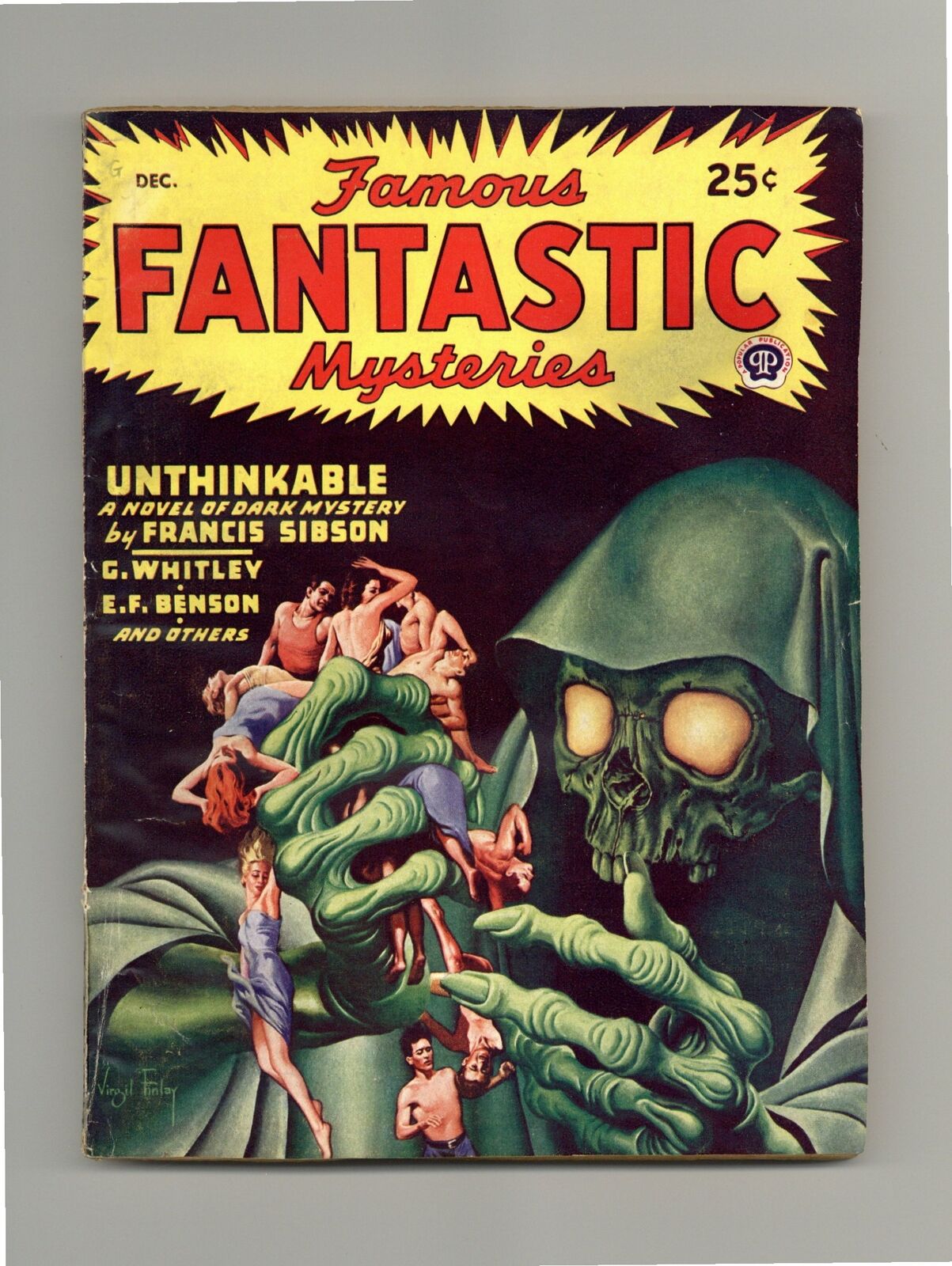 Famous Fantastic Mysteries Pulp Dec 1946 Vol. 8 #2 VG 4.0 TRIMMED