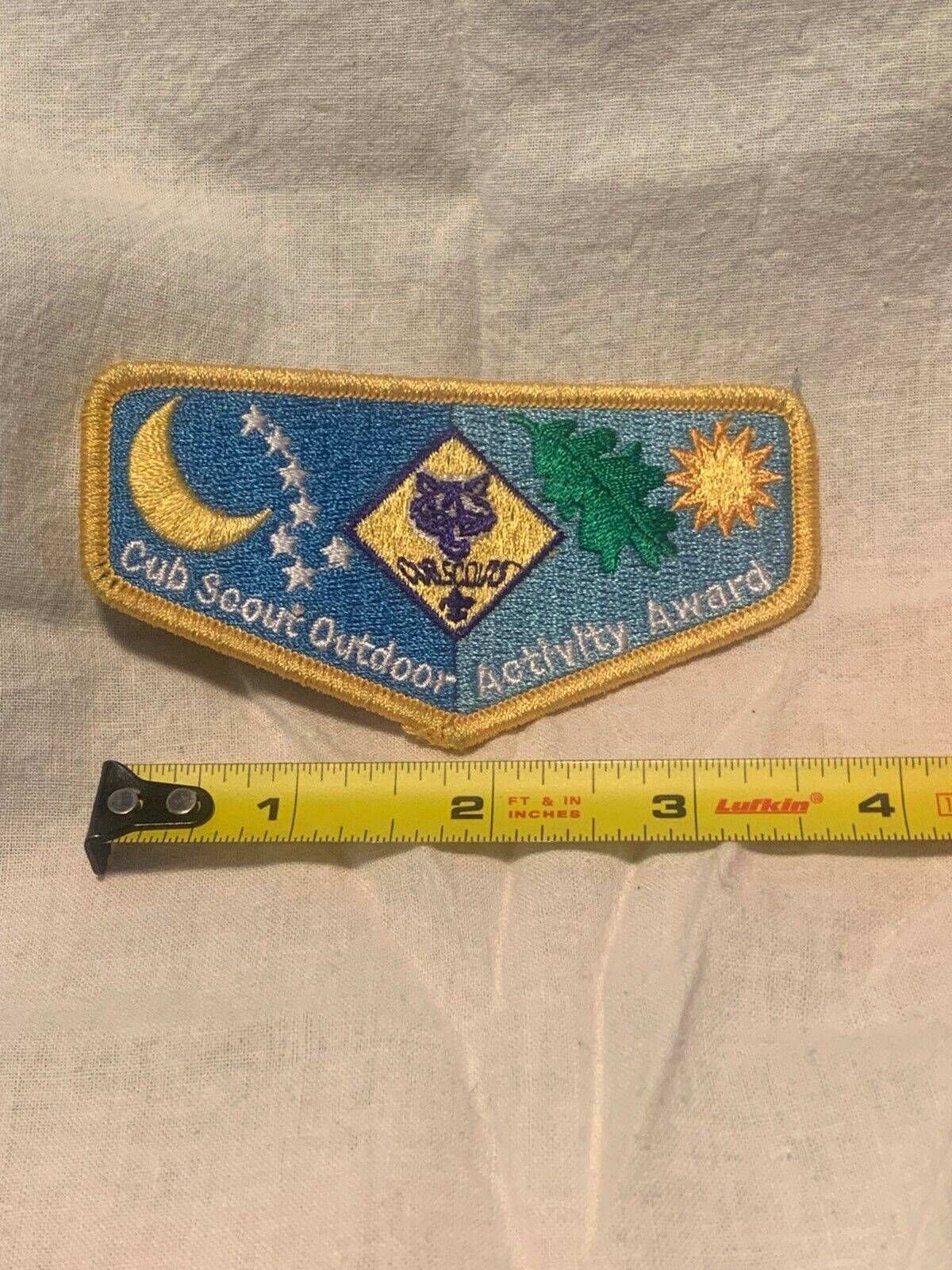 (NEW) Cub Scout Outdoor Activity Award Irom On Patch