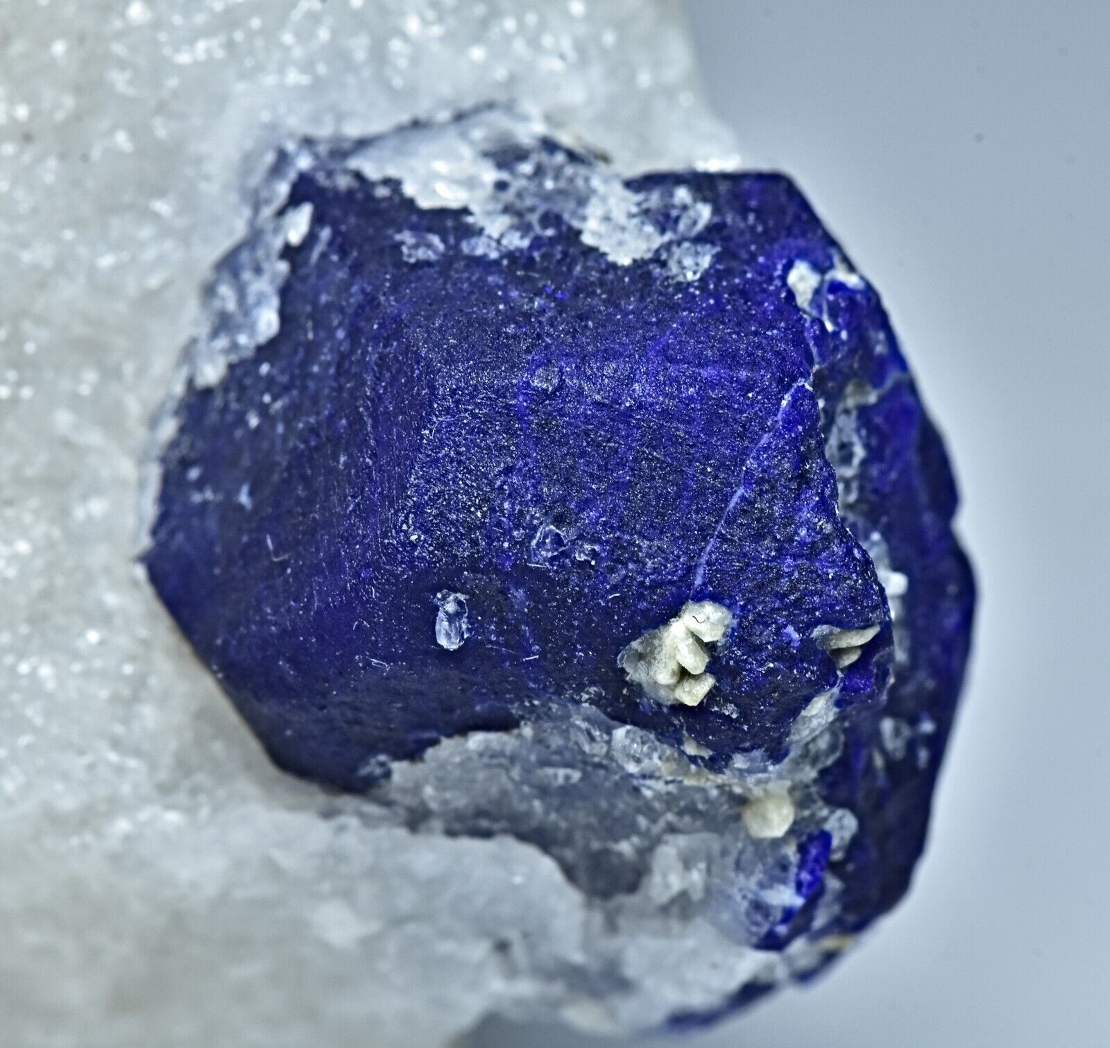 84 Gram Superb Blue Color Terminated Lazurite Crystal Specimen