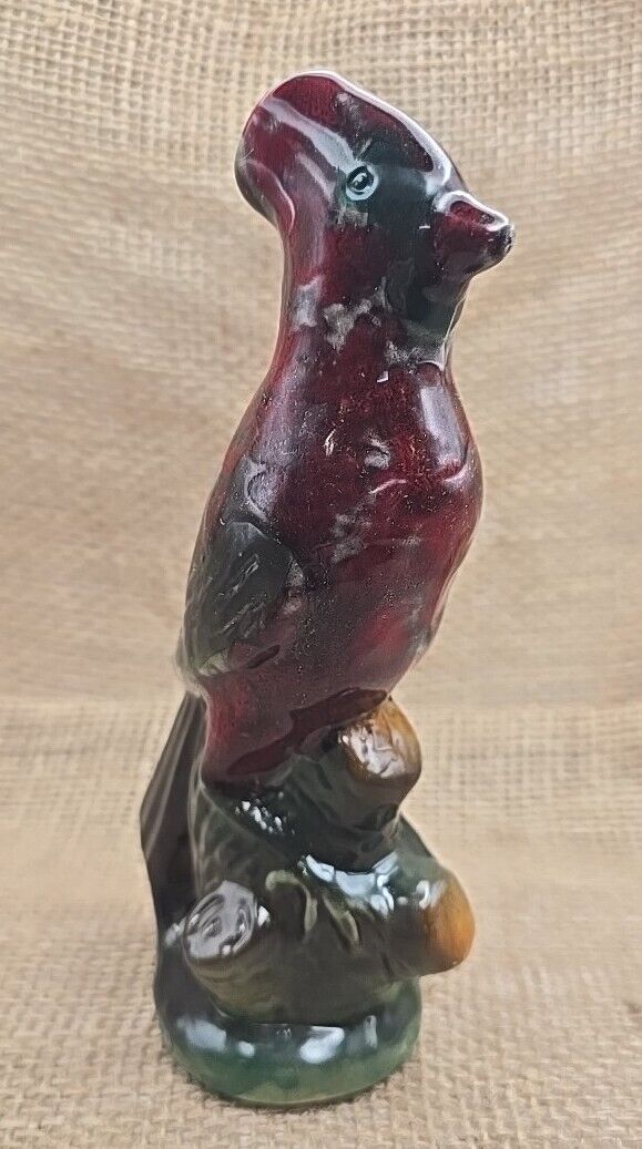 Vintage Ceramic Bird Decanter Bottle Flask 6.5\