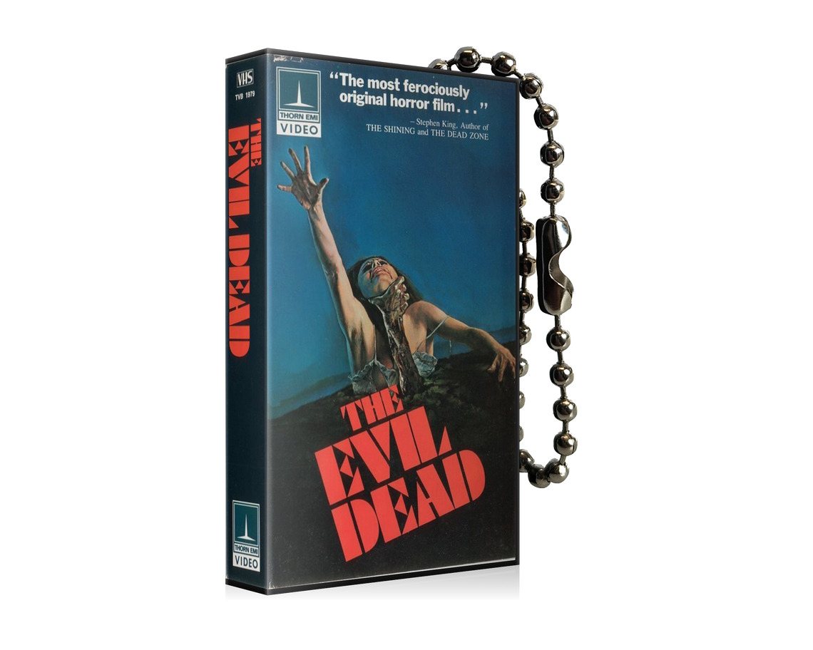 Evil Dead Horror VHS  Keychain