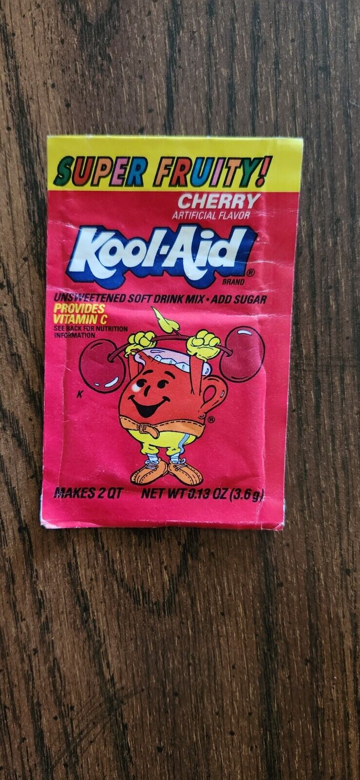 Super Fruity Kool Aid 1990s Cherry Packet