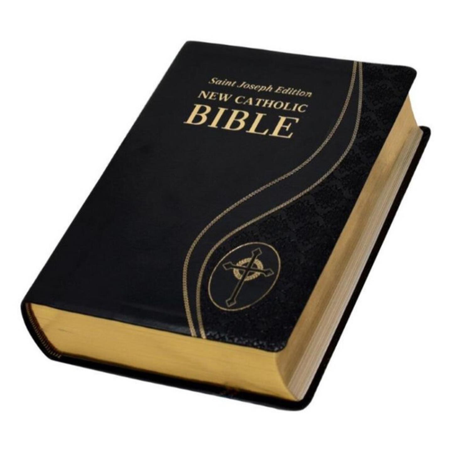 The New Catholic Bible - Giant Type Edition - Dura-Lux - Black 6-1/2 x 9-1/4\