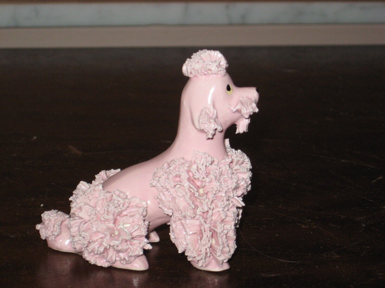 Vintage small pink spaghetti poodle 3\