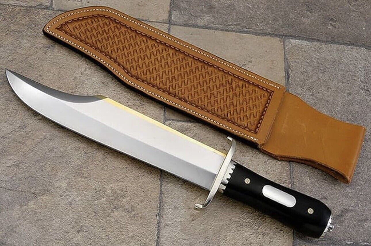 New Custom Handmade 5160 Steel Iron Mistress Bowie Knife, Micarta Handle