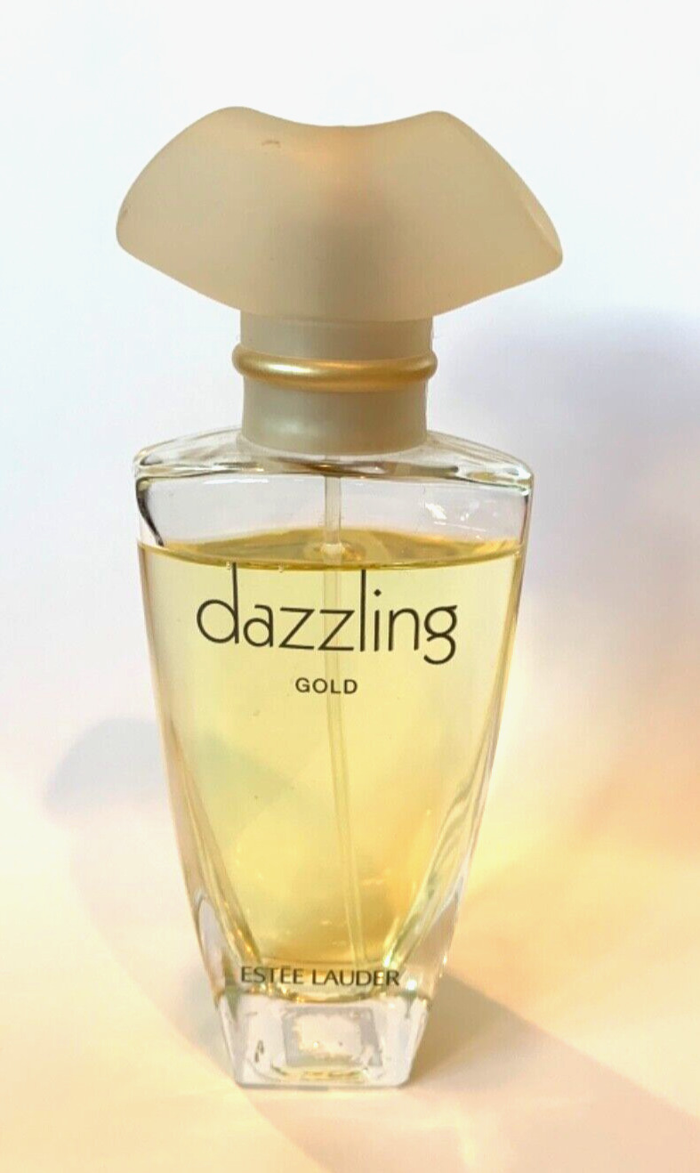 Vintage Estee Lauder Dazzling Gold eau de parfum Spray 1.7 fl oz size bottle