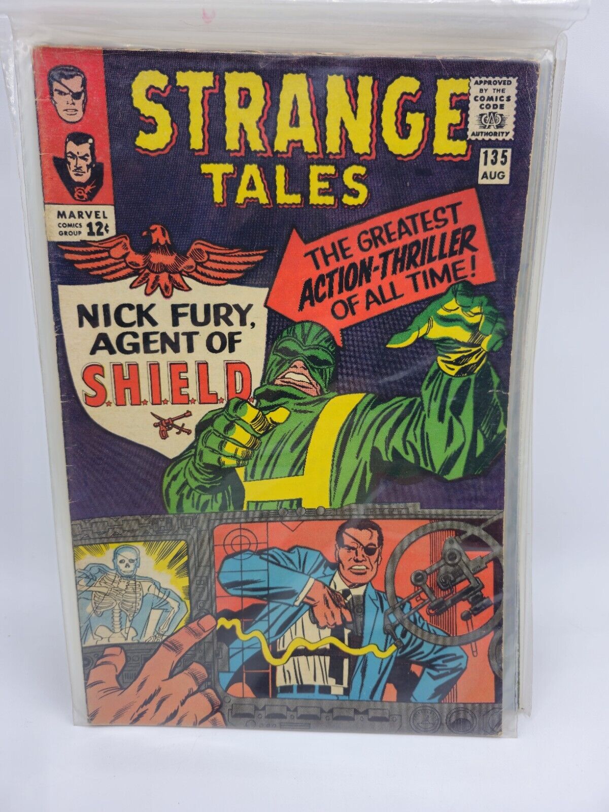 Strange Tales #135 Aug 1965 1st Nick Fury Agent of Shield