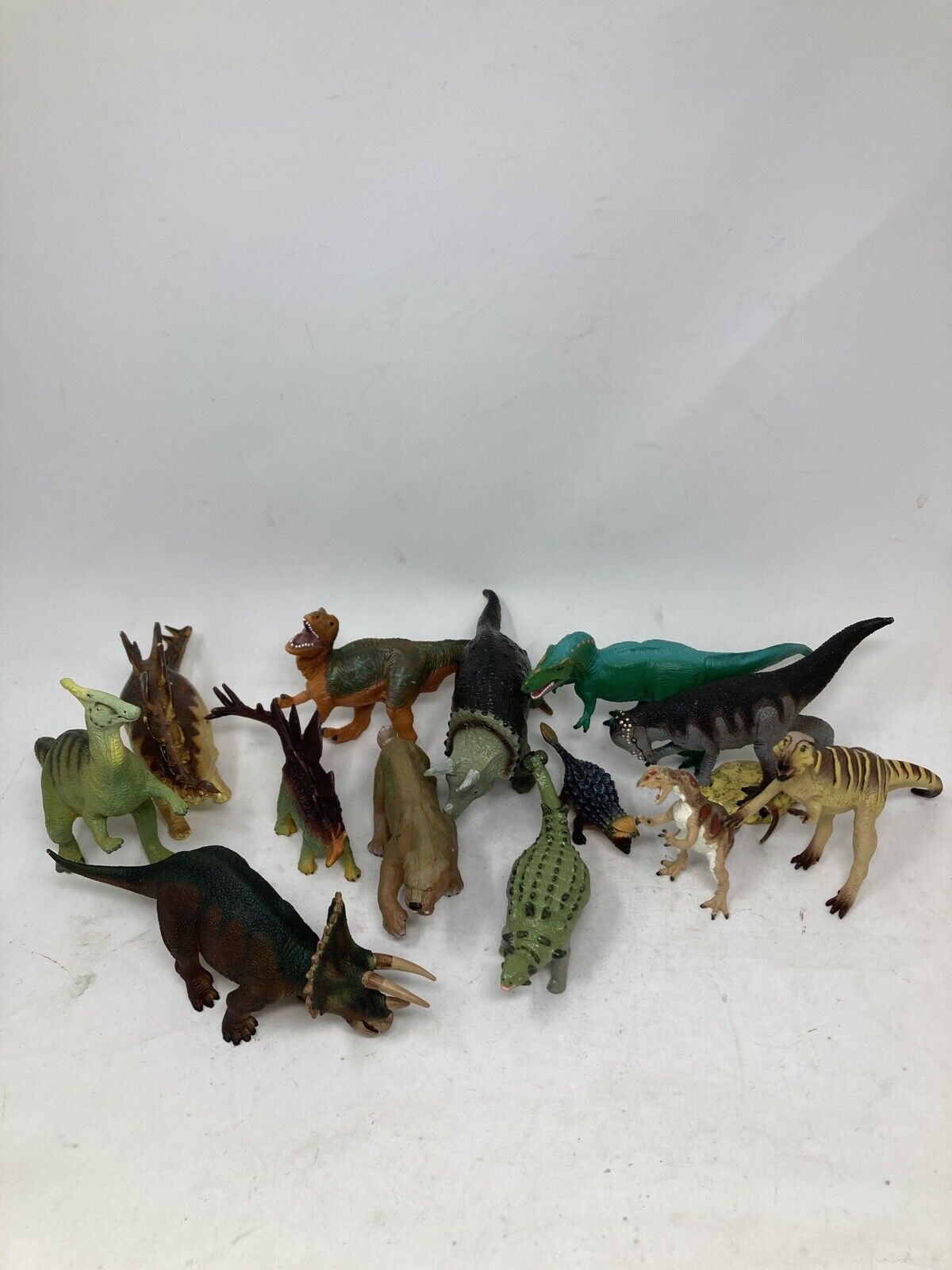 Vtg Dinosaur Toy Lot Prehistoric Action Figures Safari Ltd Toy Major 80s 90s 00s