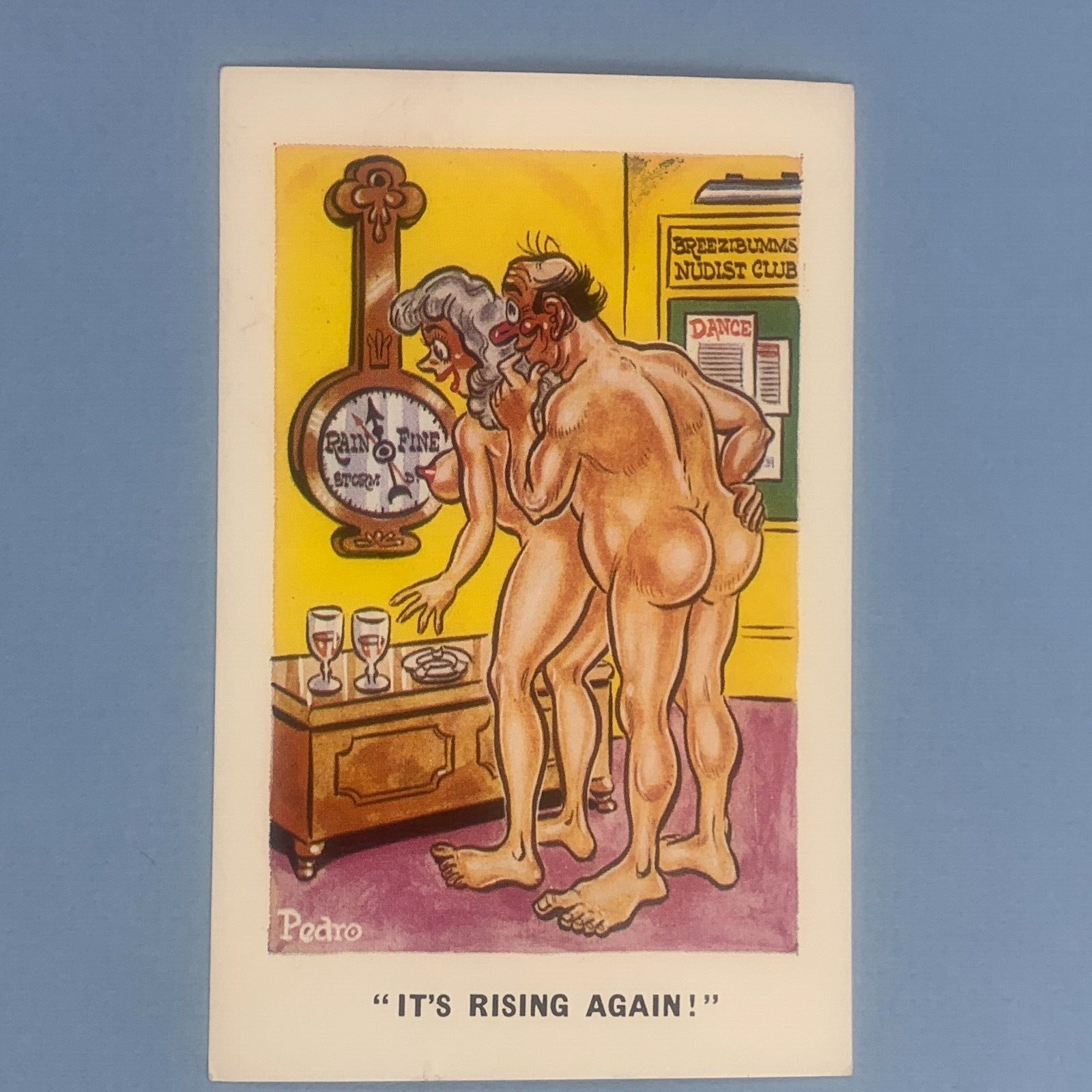 Vintage Postcard Sunny Pedro Series Comic No 205 By Pedro Saucy Humor