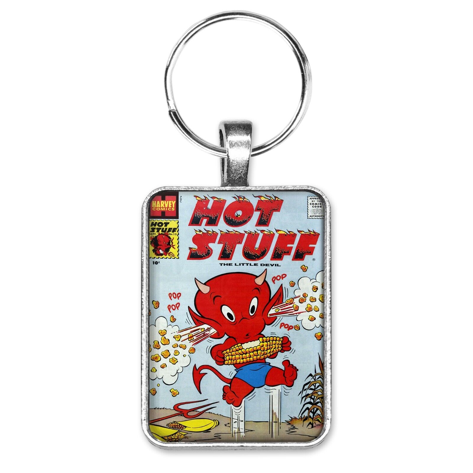 Hot Stuff the Little Devil #15 Cover Key Ring or Necklace Classic Harvey Comics