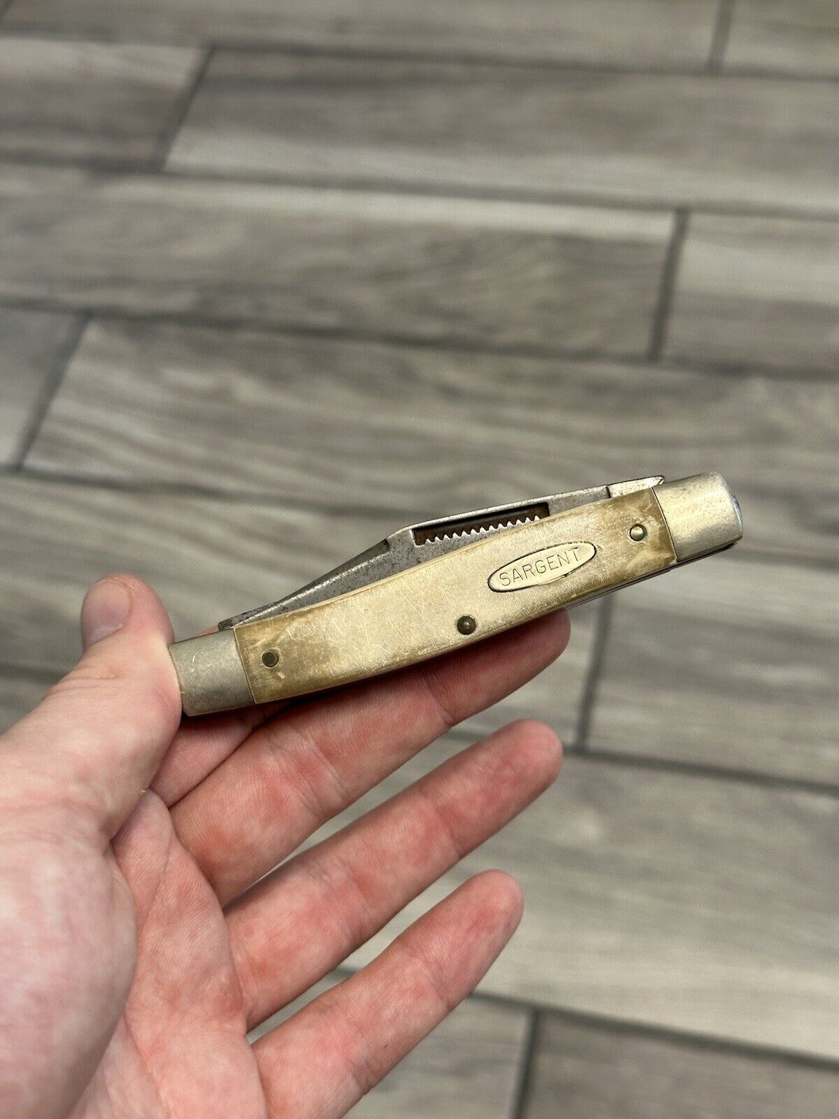 SARGENT USA OLD SARGE POCKET KNIFE (ITEM #6244C4)
