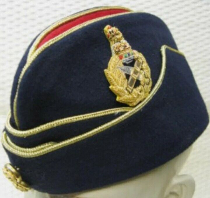 BRITISH GENERAL FIELD OFFICER'S OVERSEAS HAT SIDE CAP WITH BULLION Fre Shipping