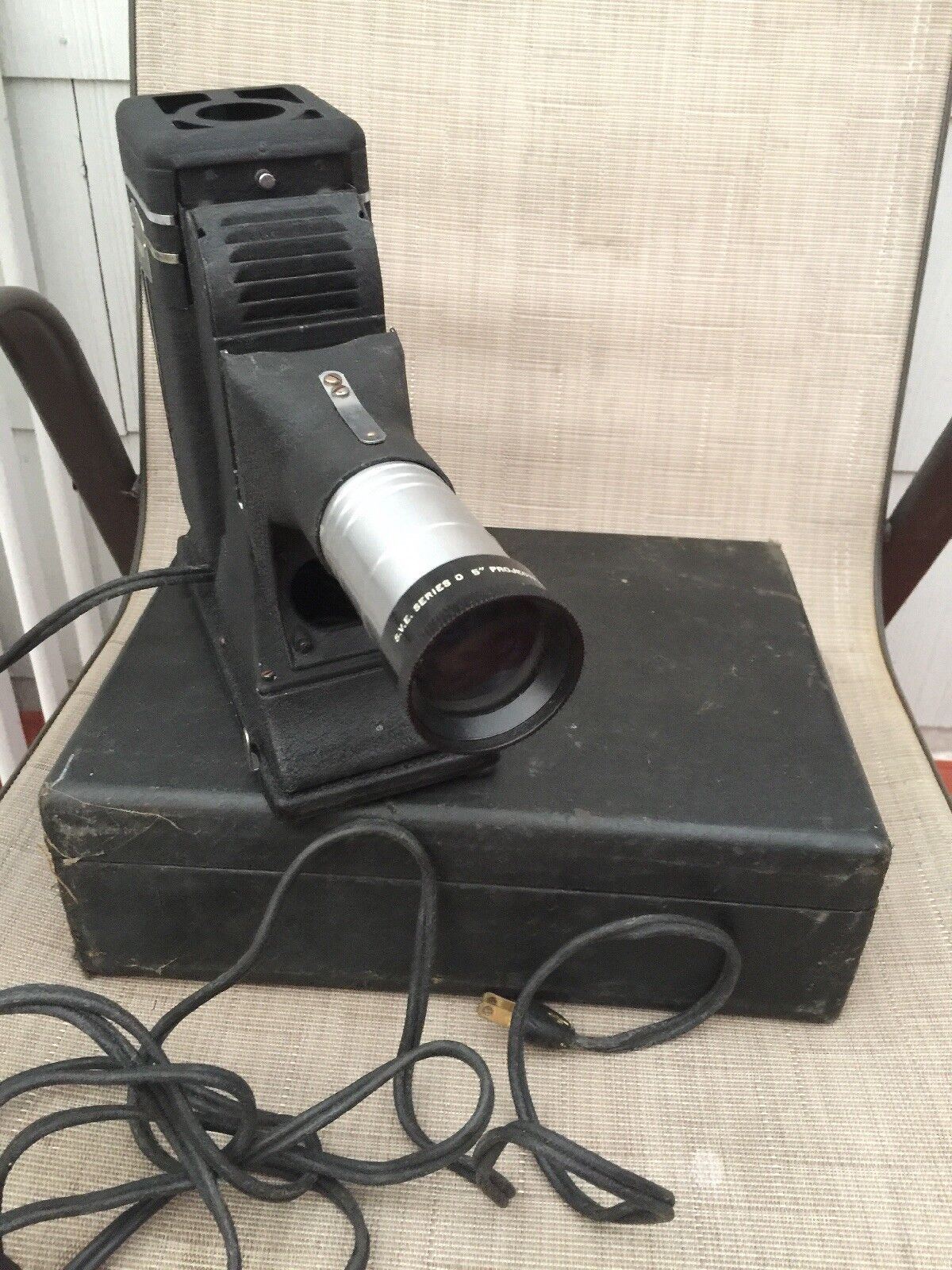 Vintage SVE Society For Visual Education Model AK Miniature Slide Projector