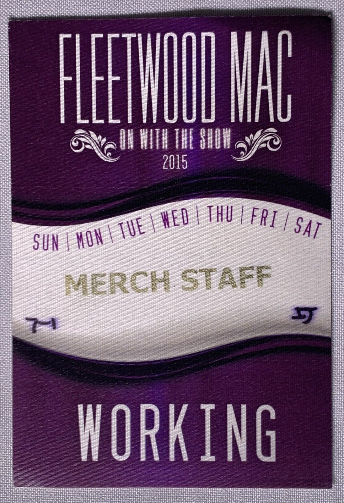 Fleetwood Mac Buckingham McVie Nicks Pass Original On With The Show 2015 #1