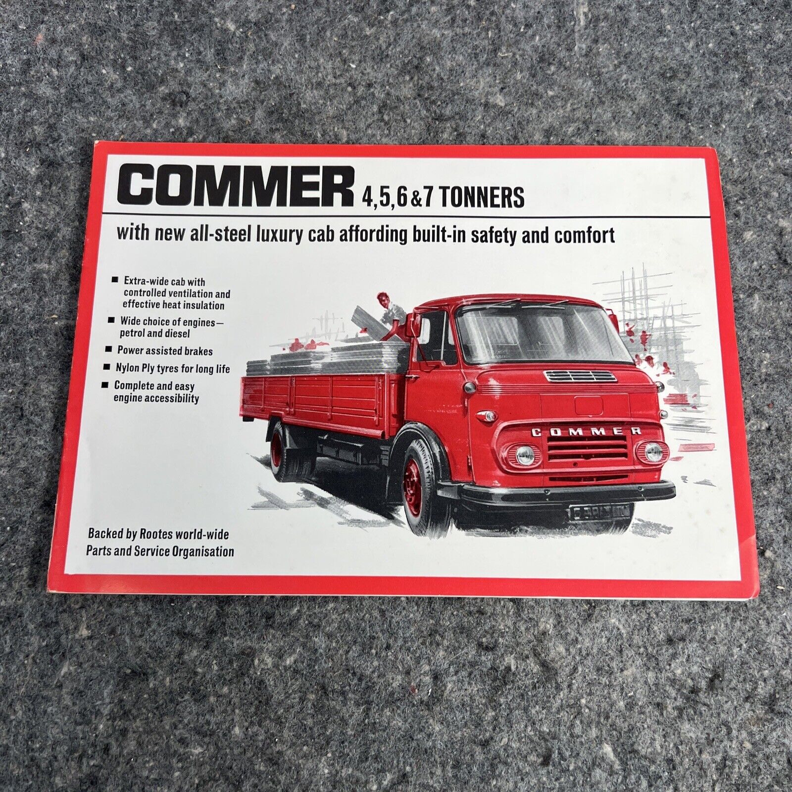 COMMER 4, 5, 6 & 7 TONNERS Commercial Vehicles Sales Brochure