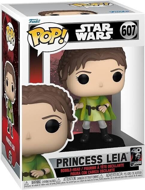 Funko Pop Star Wars Return of the Jedi 40th Princess Leia Pop Figure #607