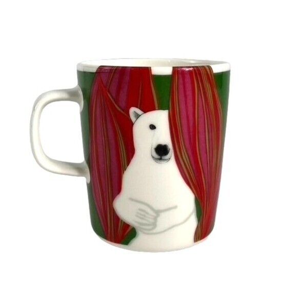 Vintage Marimekko Oiva Nanuk Coffee Tea Cup Porcelein Polar Bear Collectible
