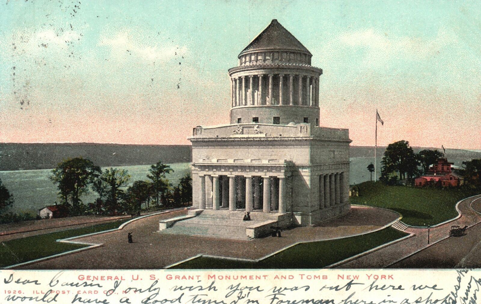 Vintage Postcard 1907 US General Grant Memorial Monument And Tomb New York City