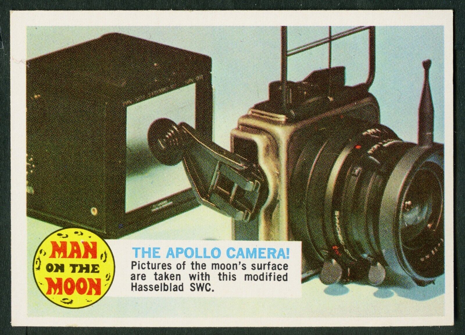 Sharp 1969 Topps Man on the Moon #21 The Apollo Camera HASSELBLAD MJCards