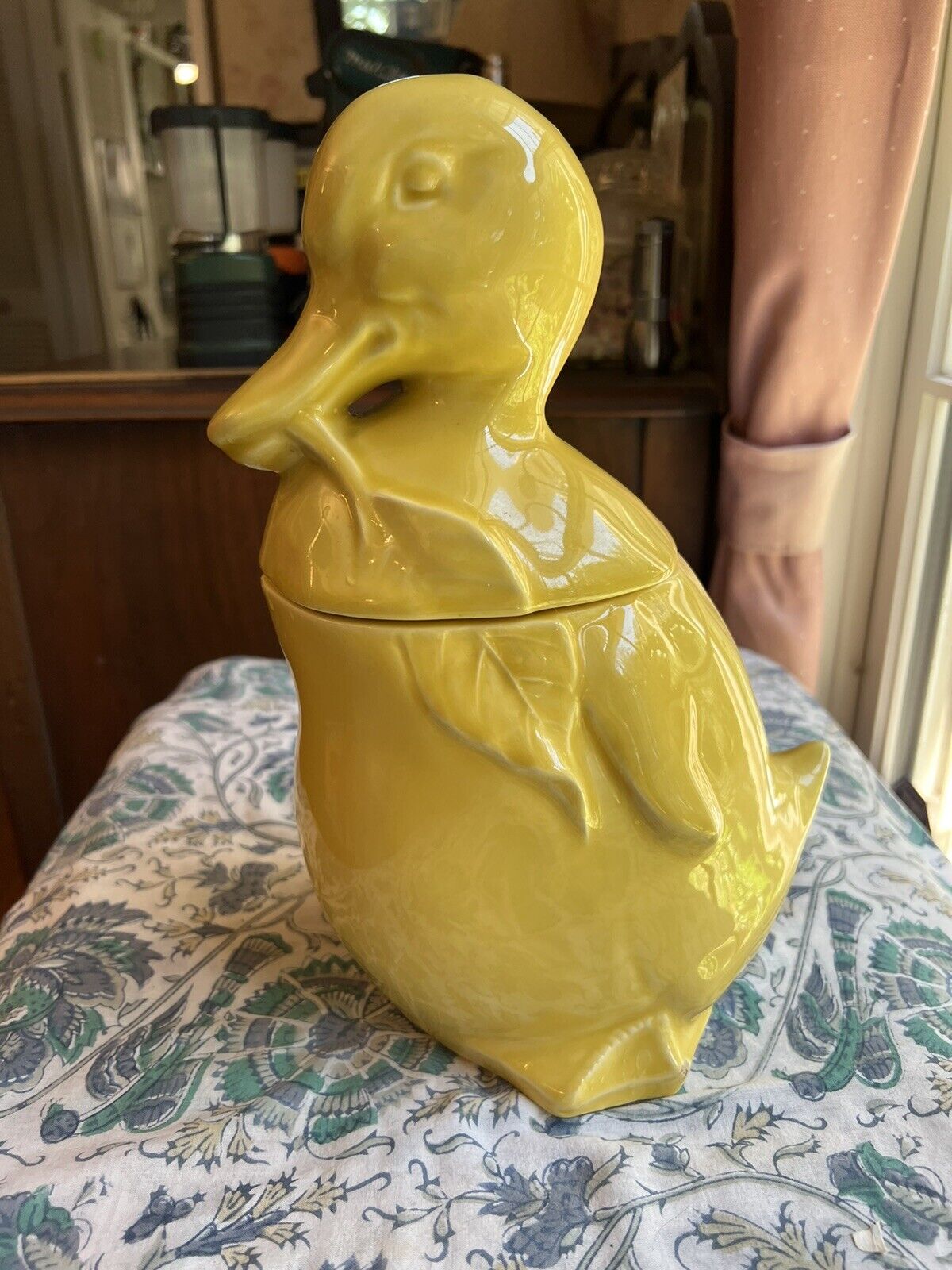 Vintage McCoy Yellow Duck Cookie Jar