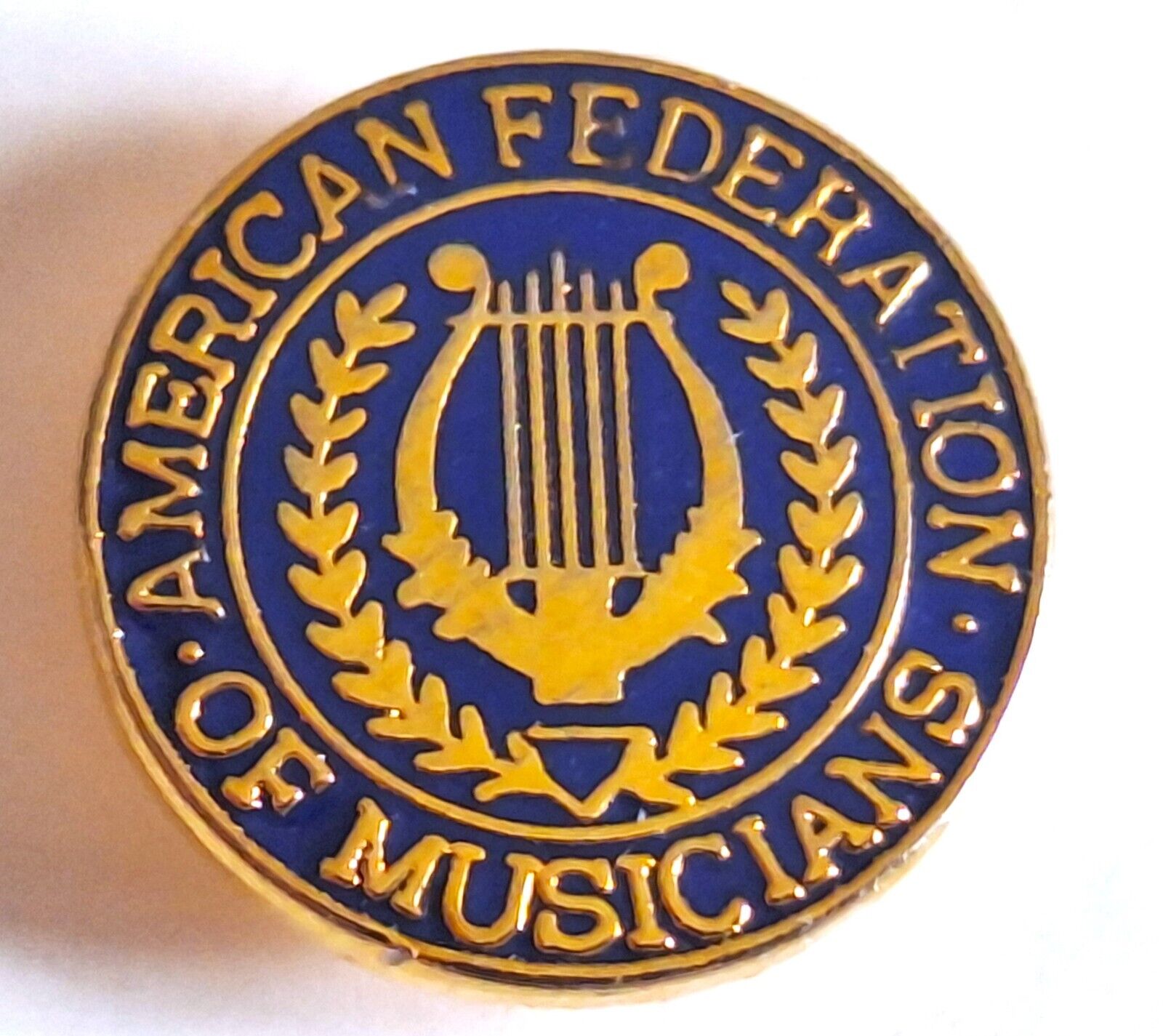 Vintage A.F. of M. AMERICAN FEDERATION OF MUSICIANS Lapel PIN
