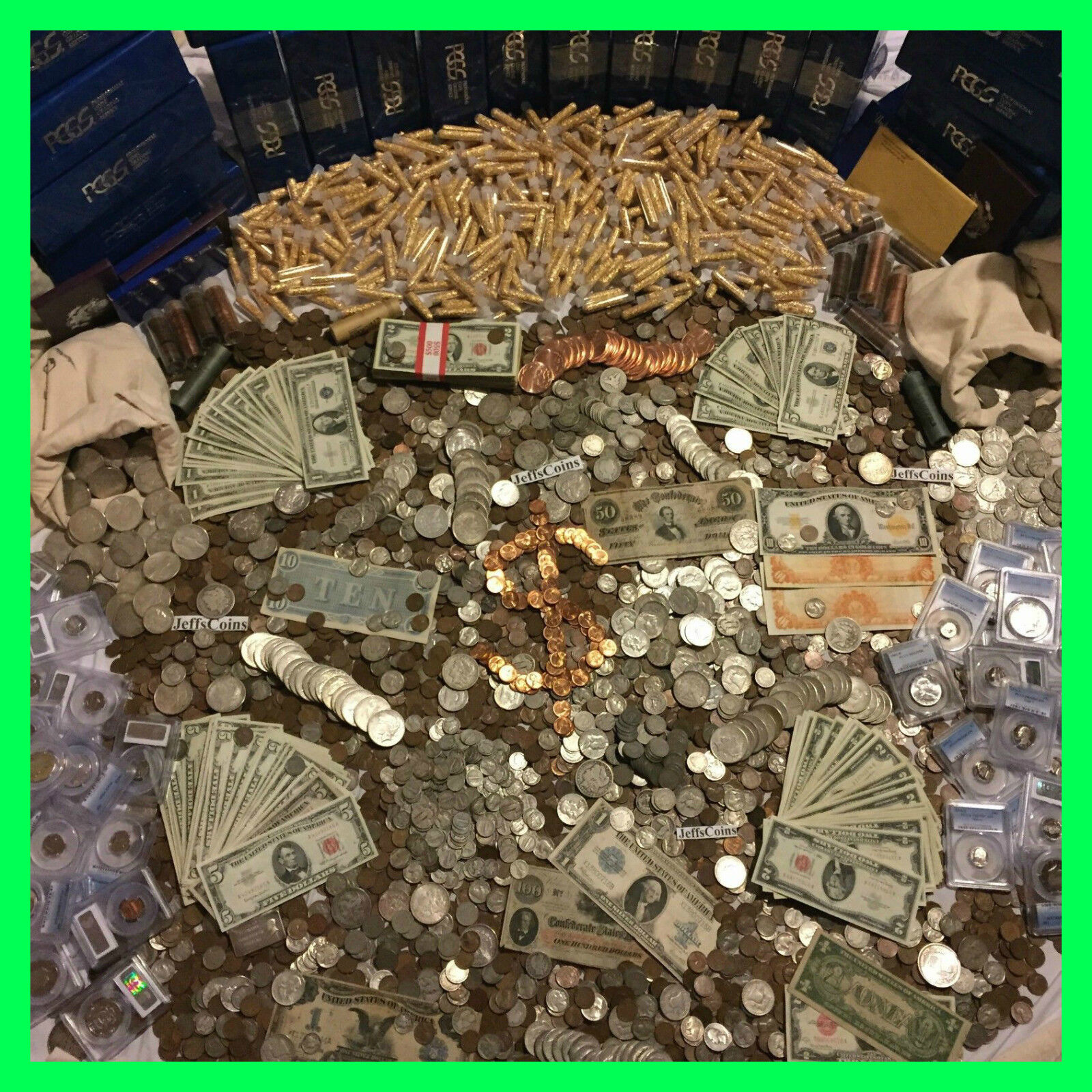 ✯ESTATE SALE OLD US COINS $✯ GOLD .999 SILVER BULLION✯GEMS✯PCGS MONEY HOARD LOT✯