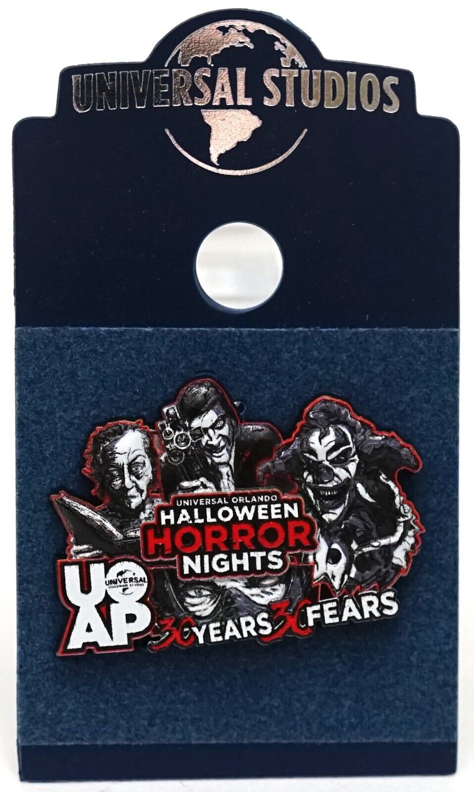 New Universal Halloween Horror Nights 2020 30 Years 30 Fears UOAP Passholder Pin