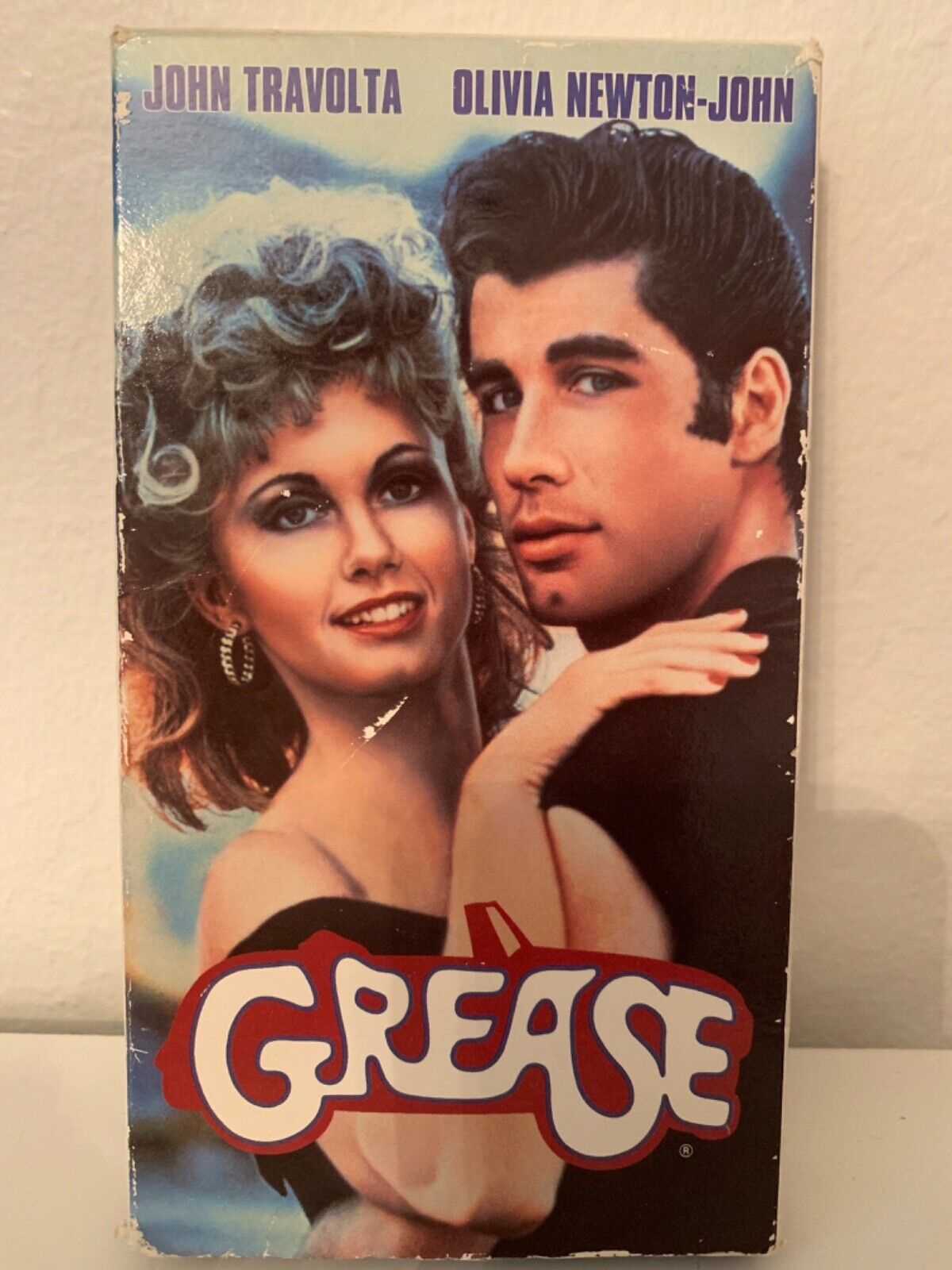 Grease VHS Movie 1990 Full Screen Edition Tape John Travolta Olivia Newton-John