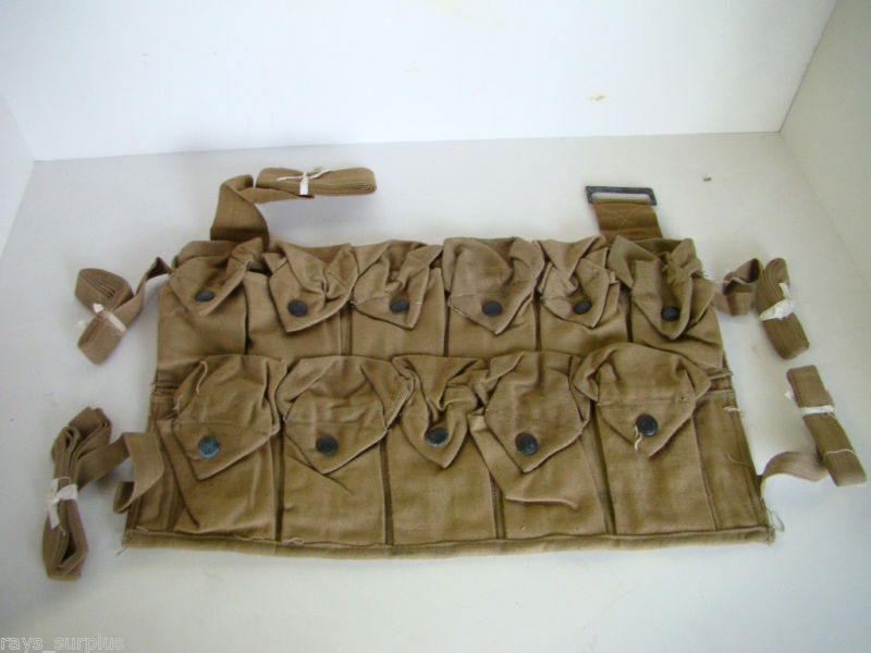US WWI Grenade Pouch, Tan, New Unissued