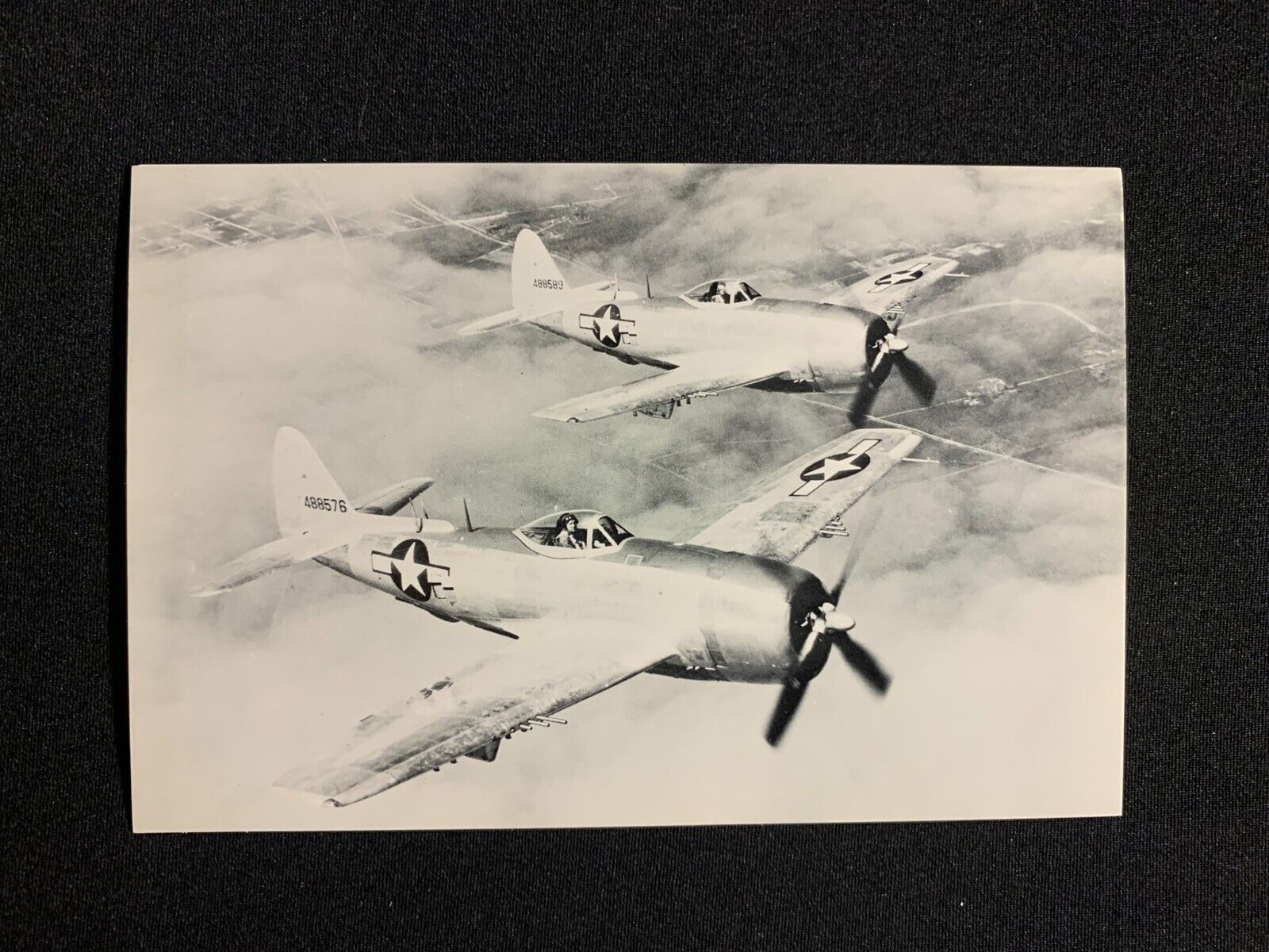 Republic P-47N Thunderbolt Postcard