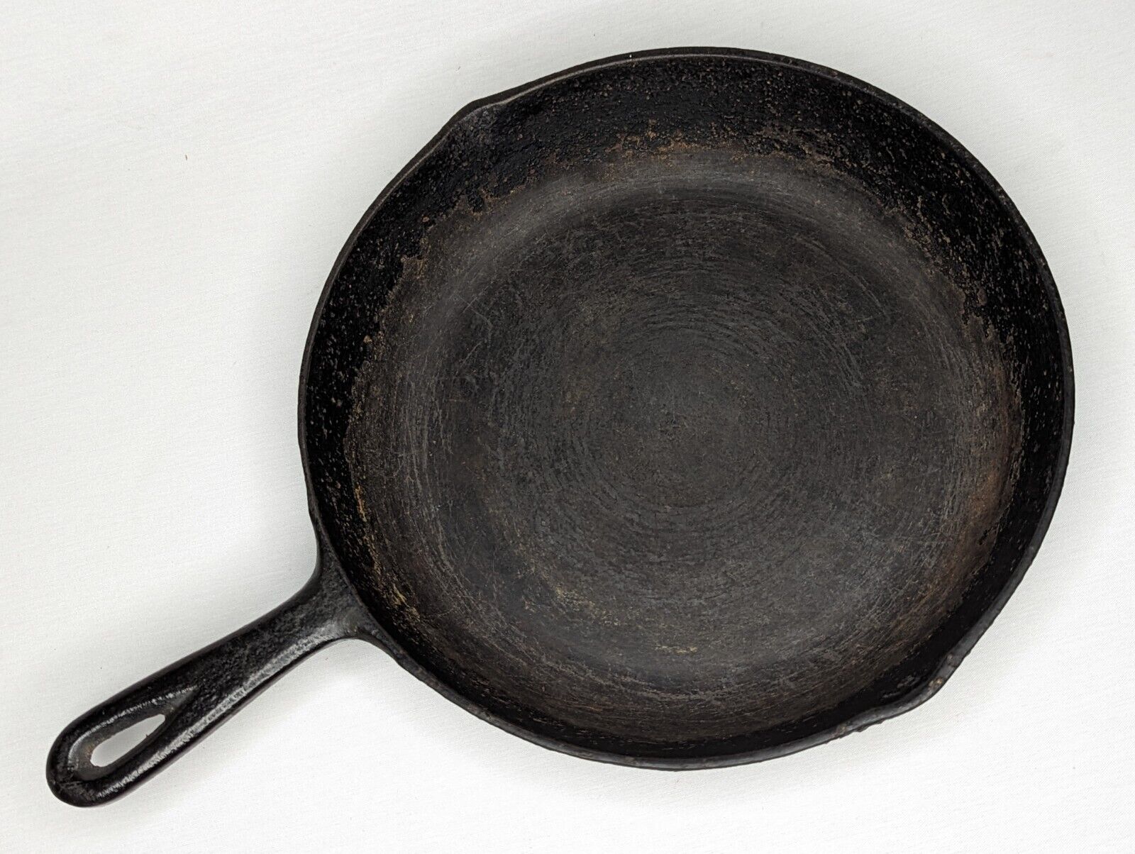 Vintage Cast Iron Cooking Pan Skillet 10.5 inch Made In Korea