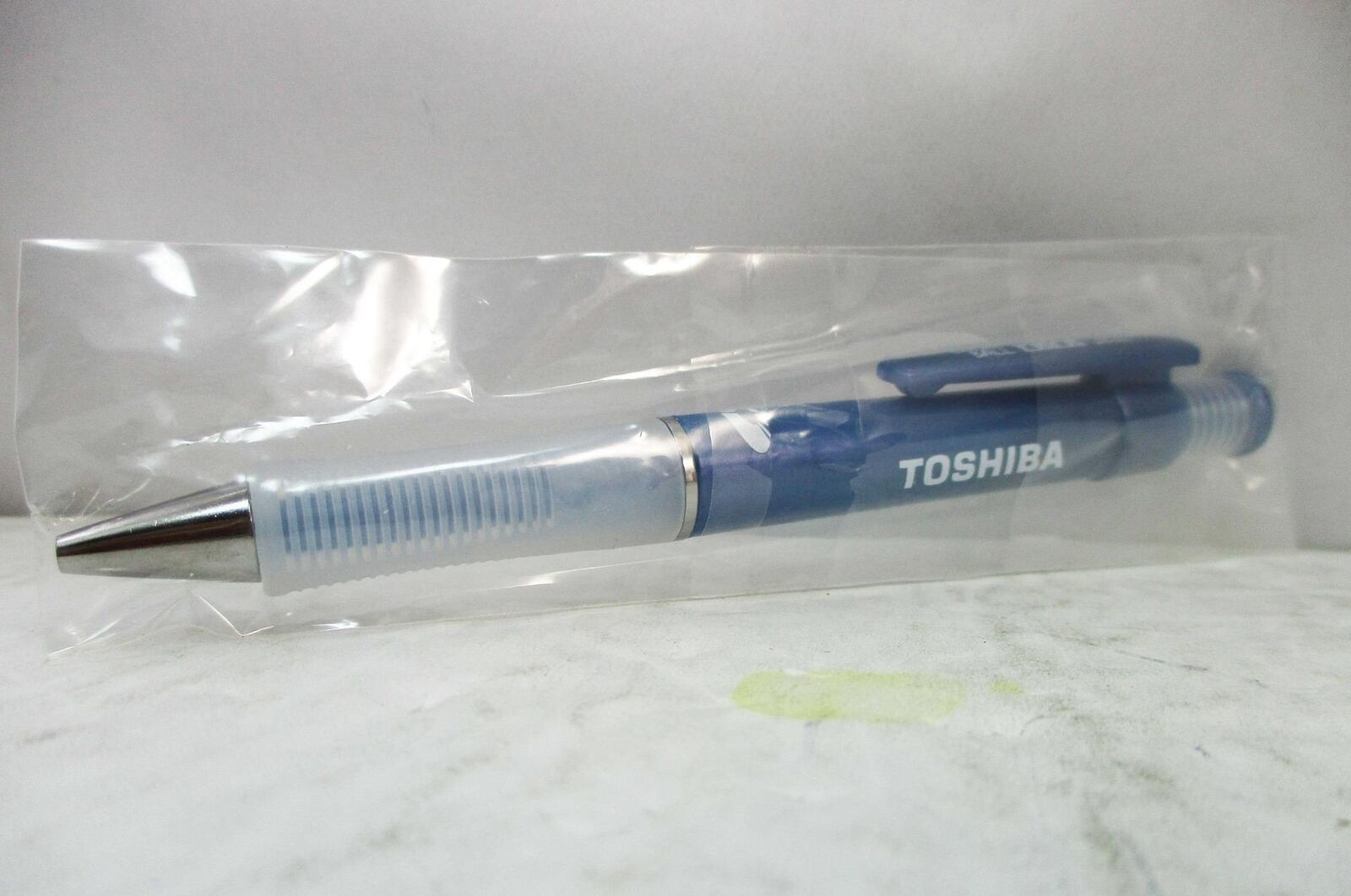 Toshiba Logo Blue Ballpoint Pen - New in the wrapper