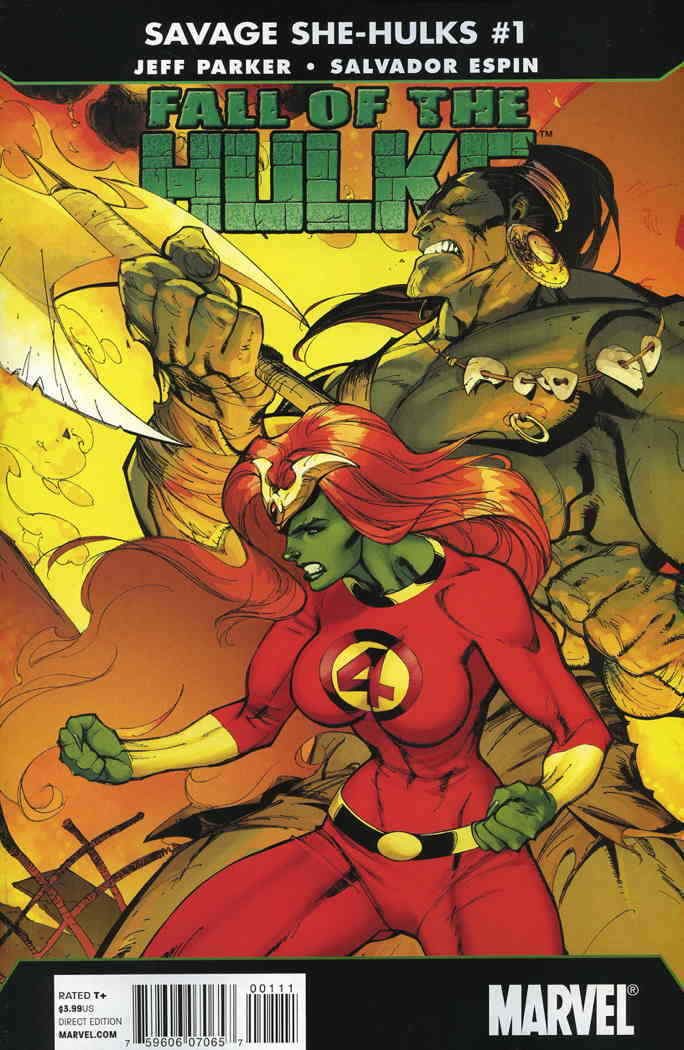 Fall of the Hulks: The Savage She-Hulks #1 VF; Marvel | J. Scott Campbell - we c
