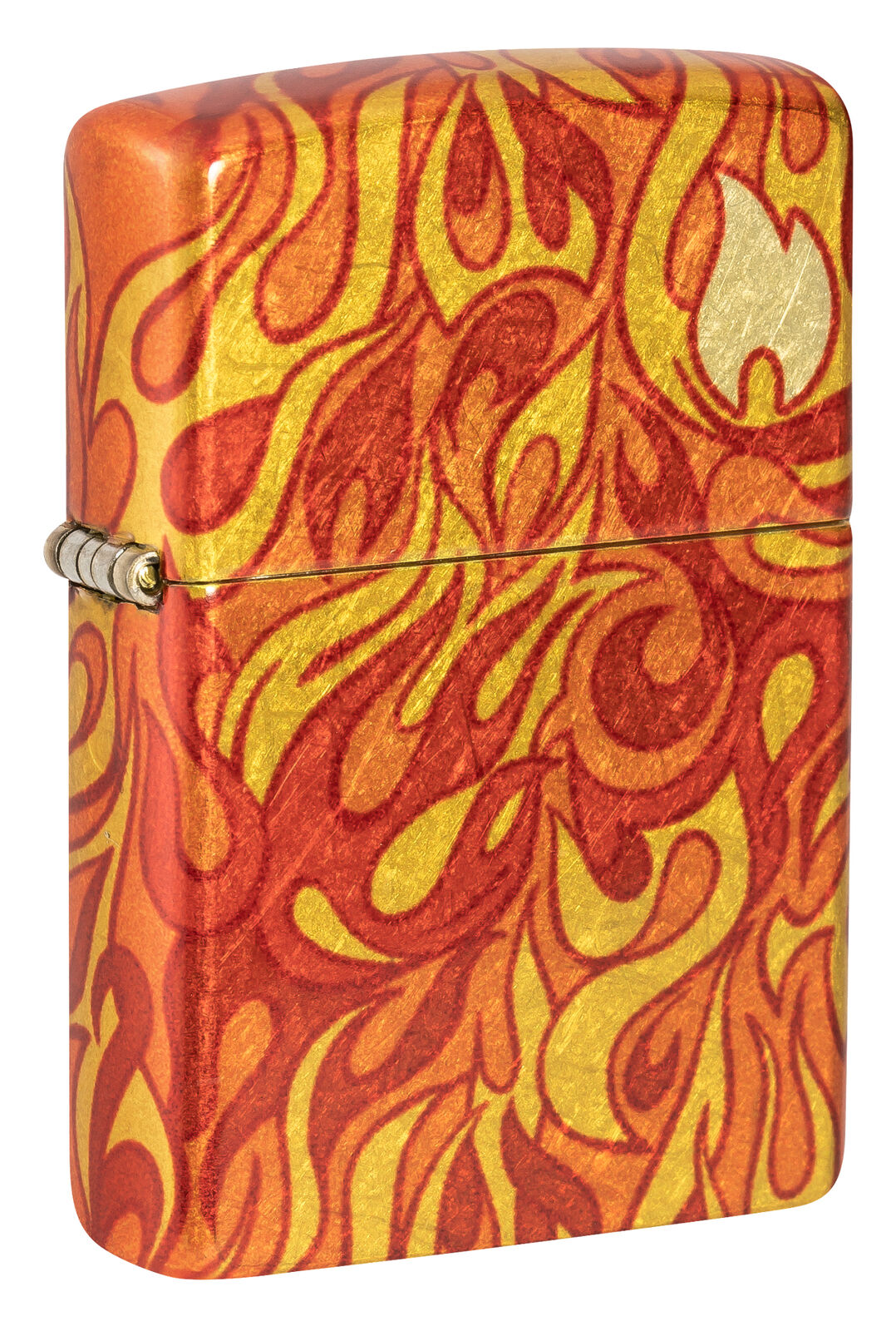 Zippo Fire Design 540 Tumbled Brass Windproof Lighter, 48981