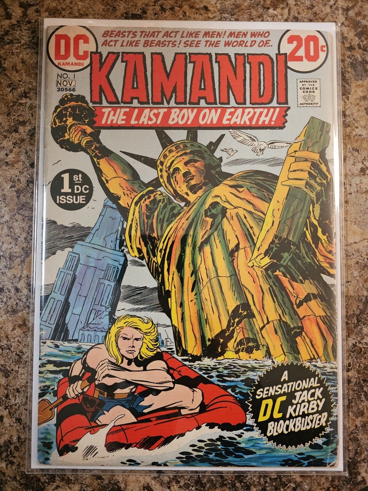 Kamandi The Last Boy on Earth #1 (1972) 1st App. DC Comics Jack Kirby VG-FN