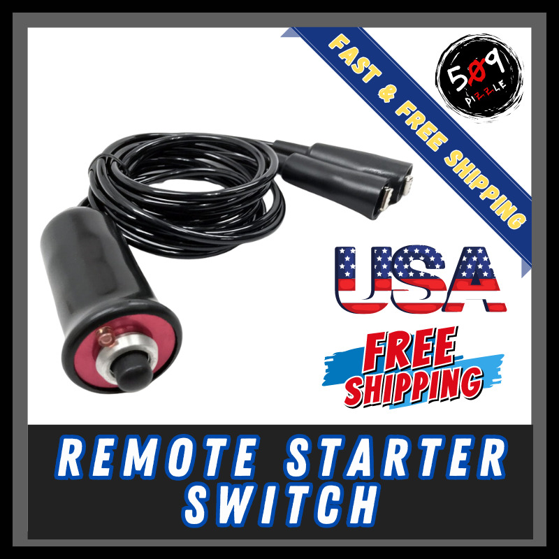 Remote Starter Switch | Heavy Duty | Wired Start Crank | 6V-12V Car Truck Van SU
