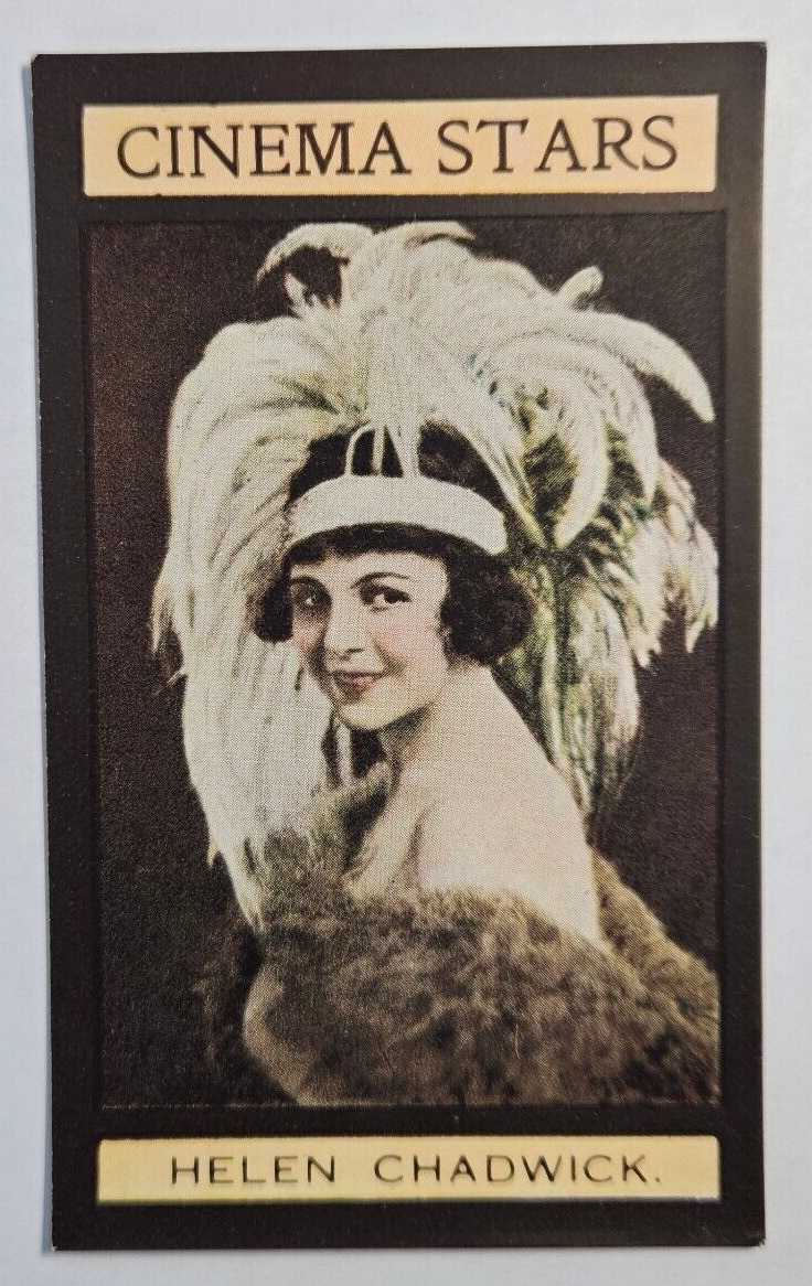 1924 Big Gun (Teofani) Cinema Stars Silent Film Large Card #4 Helen Chadwick