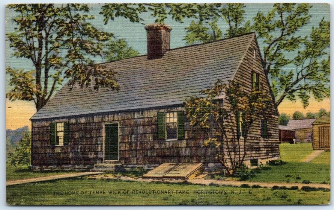 Postcard - The Home of Tempe Wick of Revolutionary Fame, Morristown, New Jersey