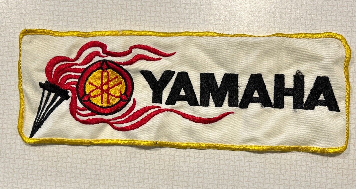 Vintage Yamaha Motorcycles Patch Authentic USA