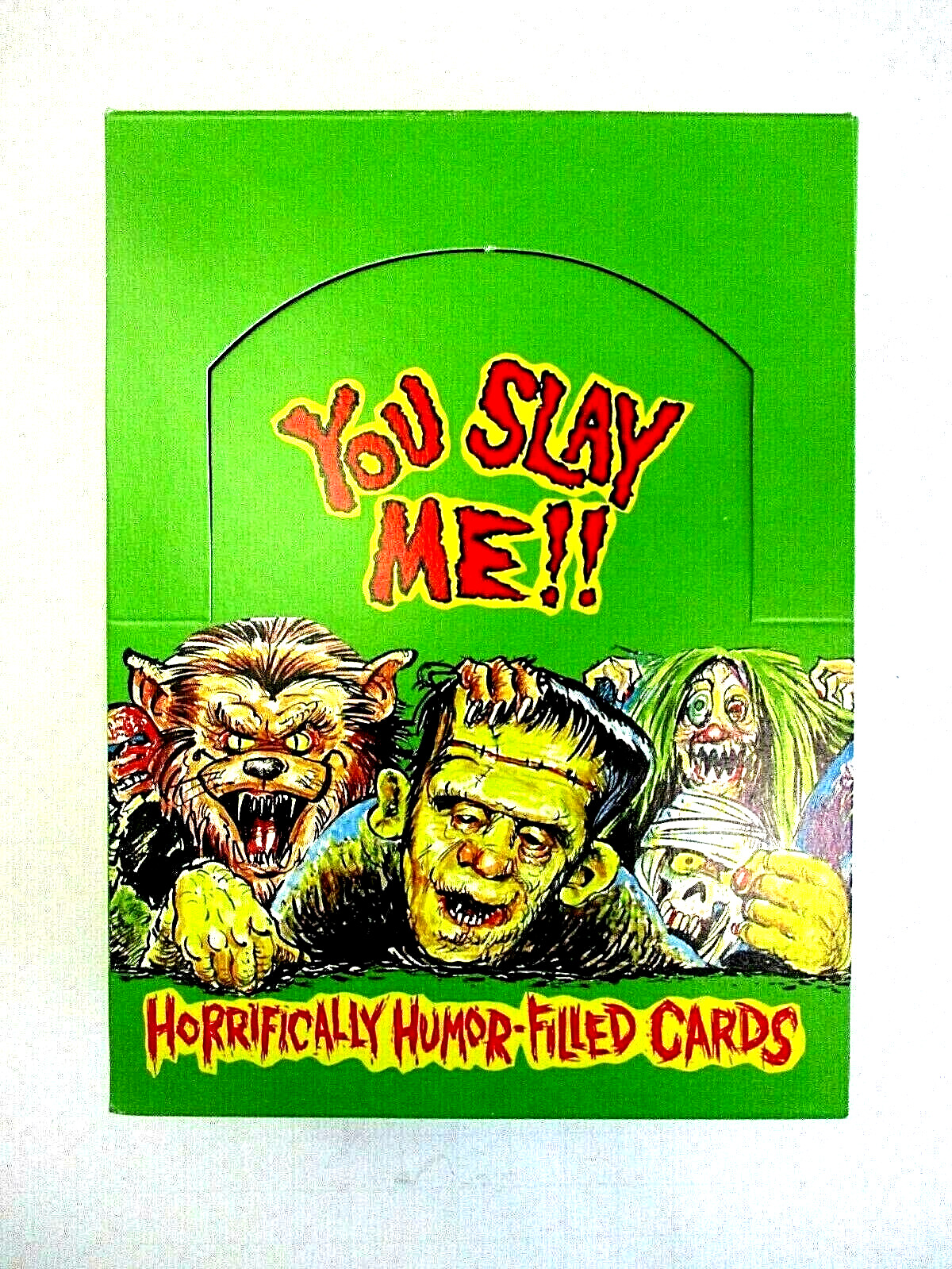 YOU SLAY ME HORRIFICLLY HUMOR CARDS BOX 36 PACKS 1992 IMAGINE JACK DAVIS STYLE