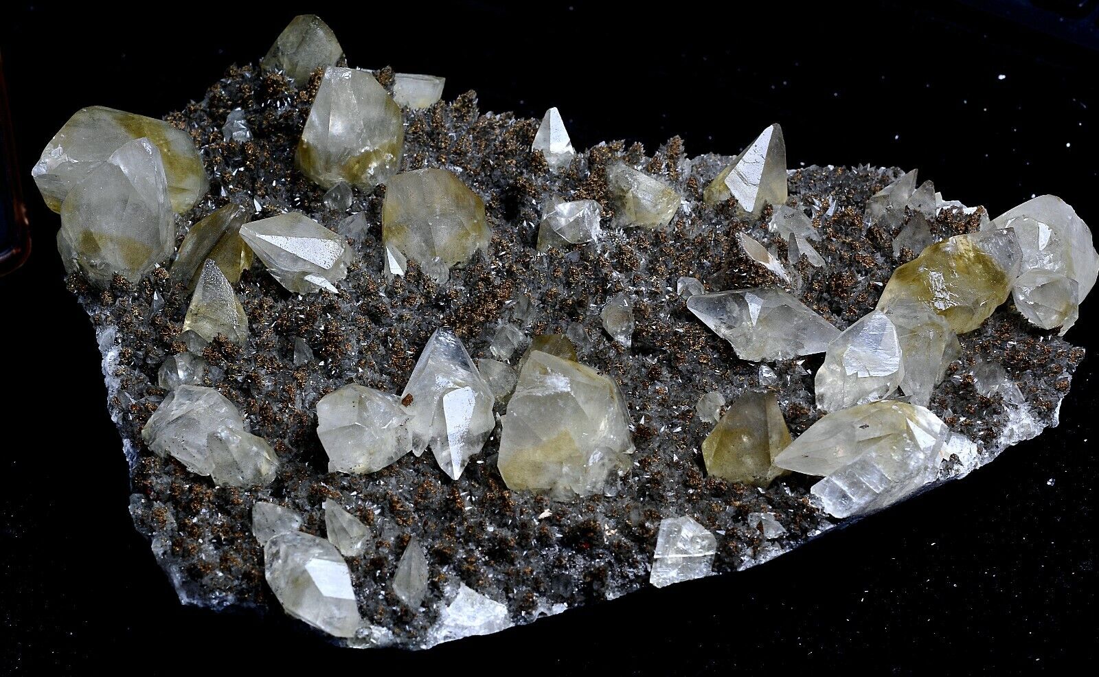 1918g Natural Perfect Dipyramidal Yellow Calcite Mineral Specimen/ China