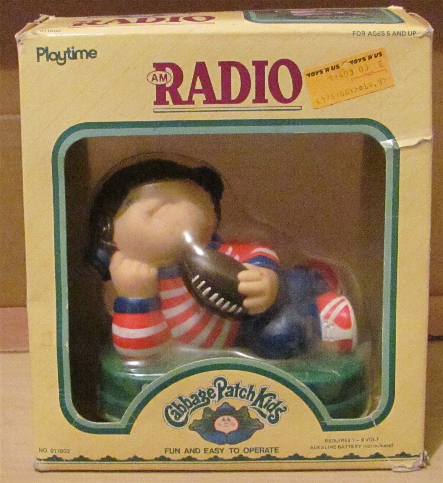 CABBAGE PATCH KIDS DOLL Transistor AM Radio 1985 (Hard to find item)