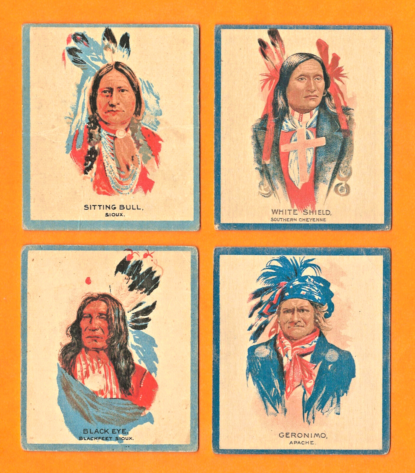 1933 V416 TEEPEE & V254 PAPOOSE GUM CANADA Lot of 40 w/SITTING BULL & GERONIMO
