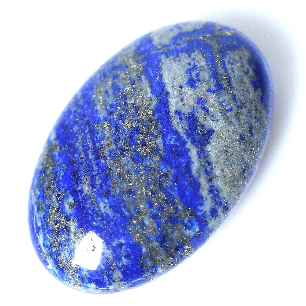 Natural Lapis Lazuli Palm Rock Stone Blue Crystal Healing Reiki Polished weight