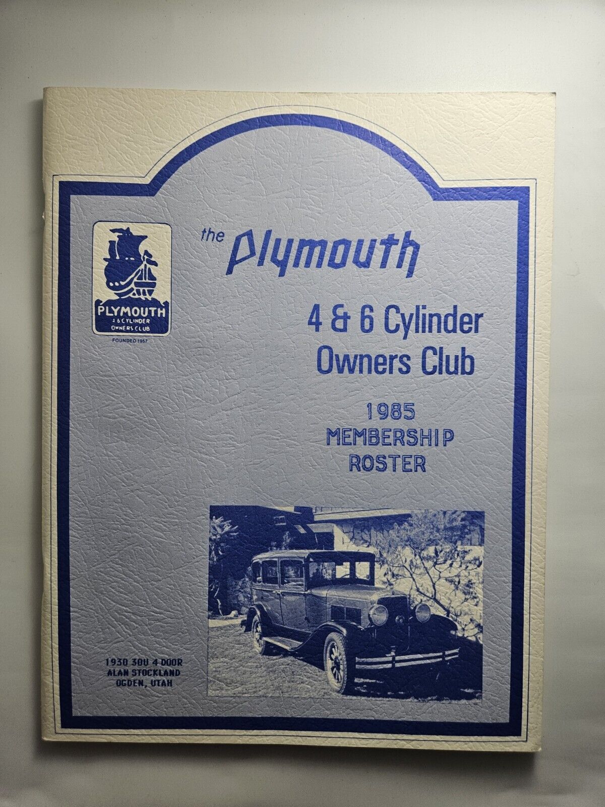 The Plymouth Owners Club 1985 Membership Roster