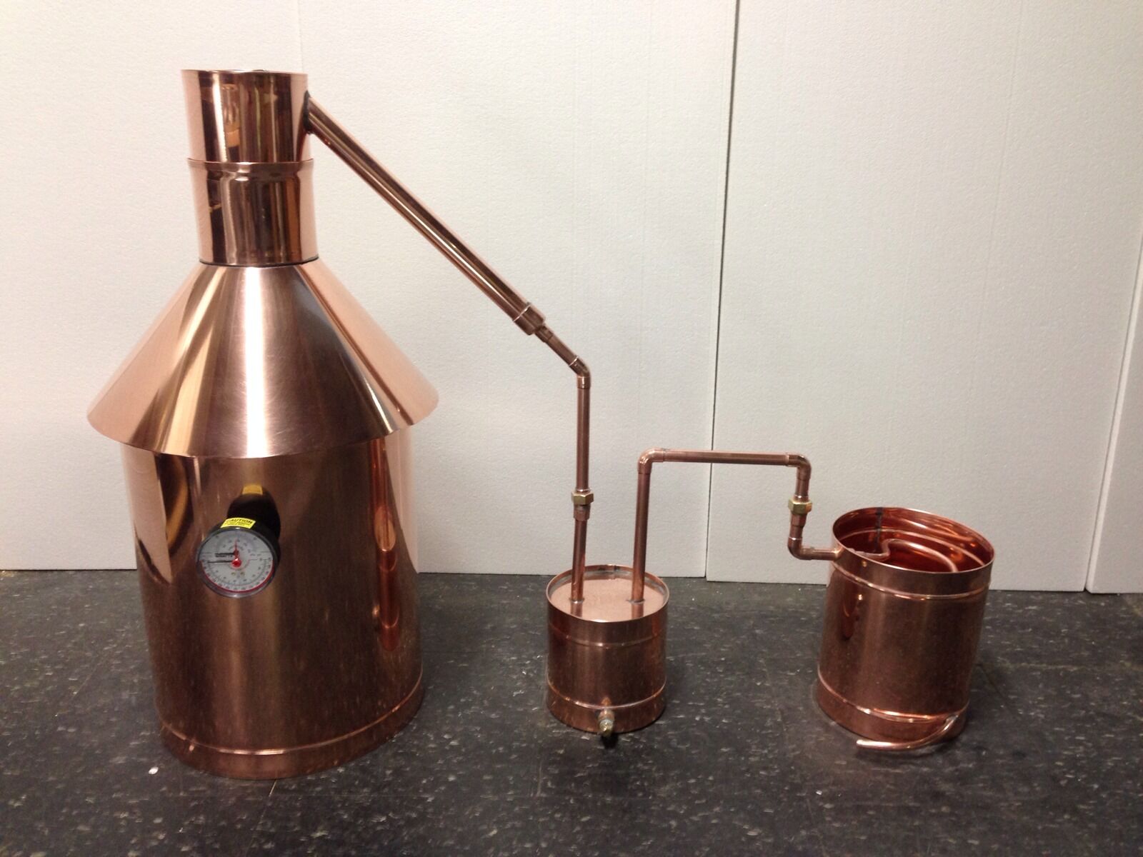 10 Gallon Pot-Really Nice - Copper Moonshine Still-Thumper+Worm 