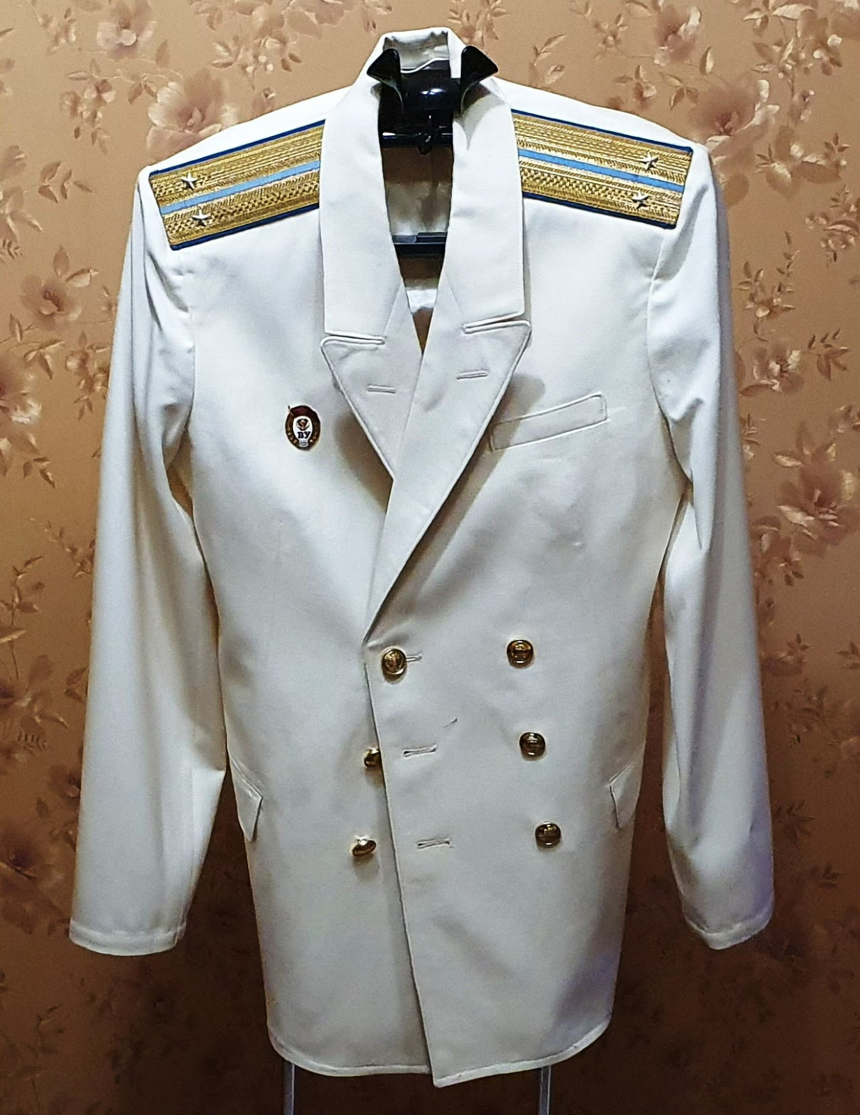 Vintage Naval Military Tunic White USSR